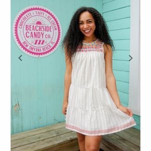 Savanna Jane embroidered tiered dress